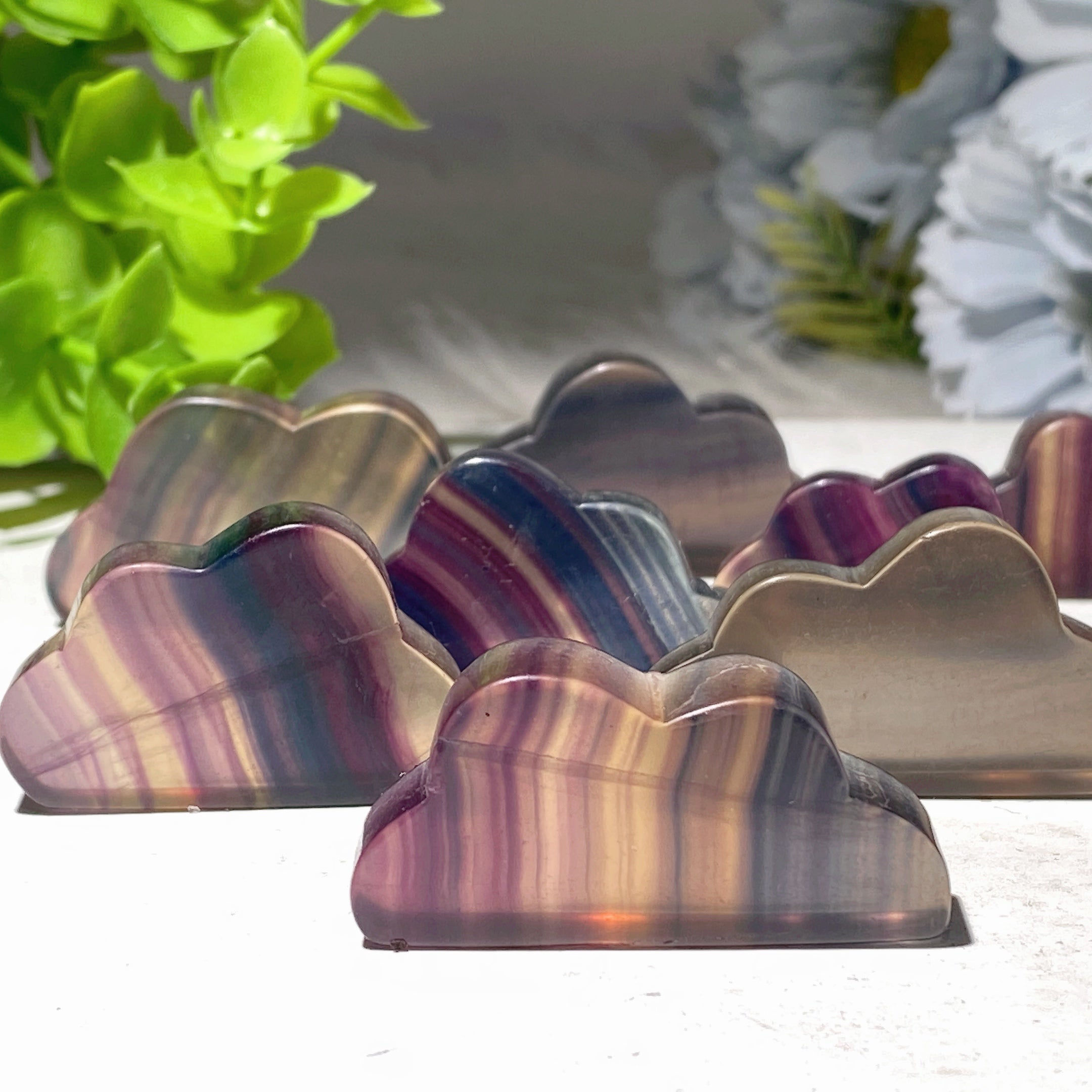 Rainbow Fluorite Mini Cloud Crystal 1-2 Inch Healing Stone