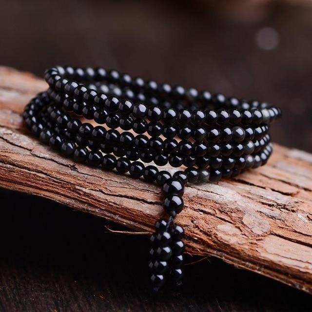 Rainbow Obsidian Multi-Wrap Bracelet - Joyful Design