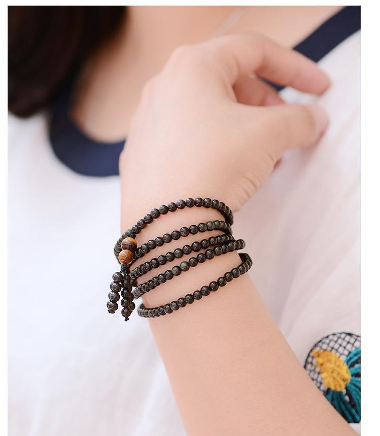 Rainbow Obsidian Multi-Wrap Bracelet - Joyful Design