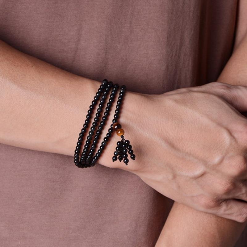 Rainbow Obsidian Multi-Wrap Bracelet - Joyful Design