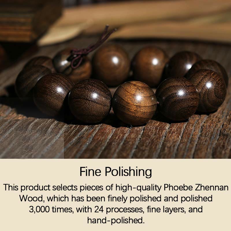 Rare Phoebe Zhennan Wood Spiritual Bracelet | Healing Sounds