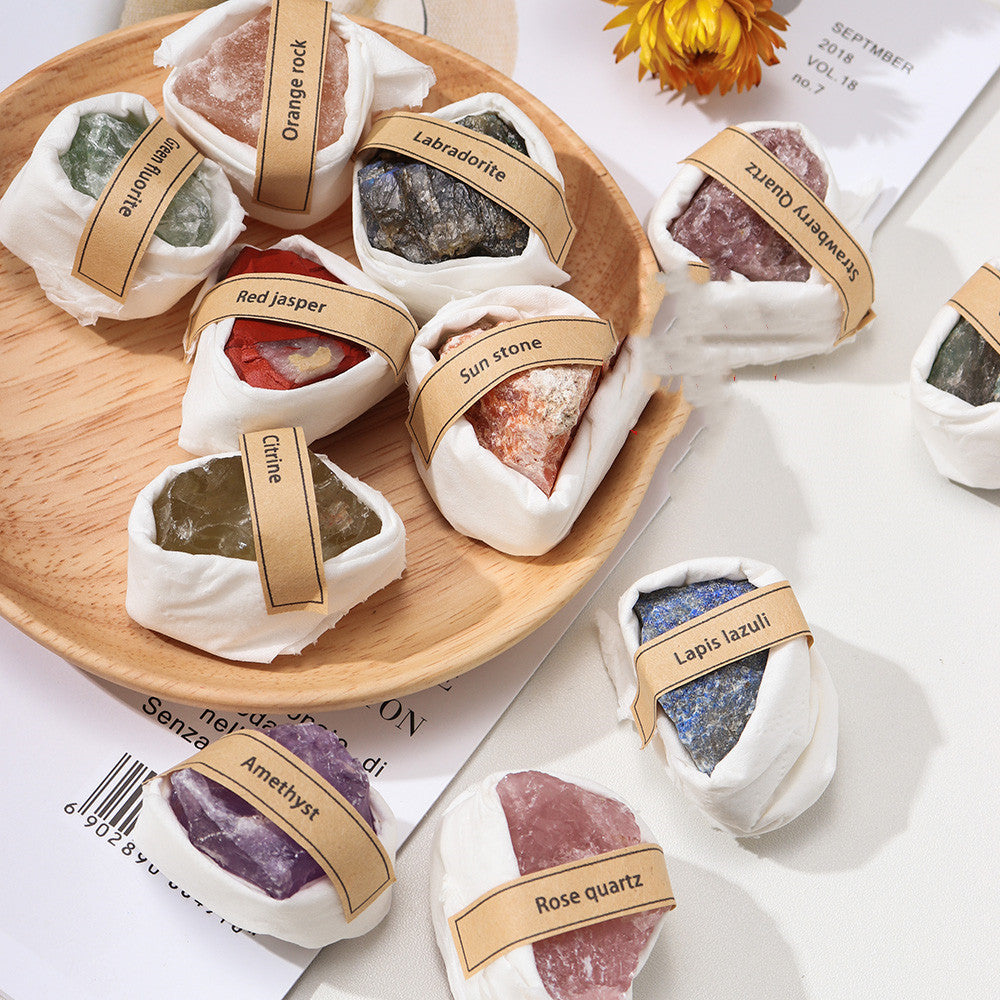 Raw Crystals Specimen Box with 20 Pieces 4-5cm Raw Stones