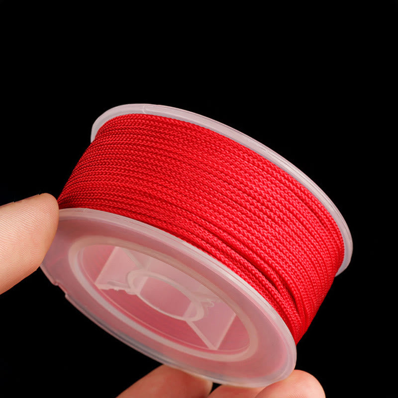 Red Agate Cat Eye Calm Braided Bracelet or Necklace