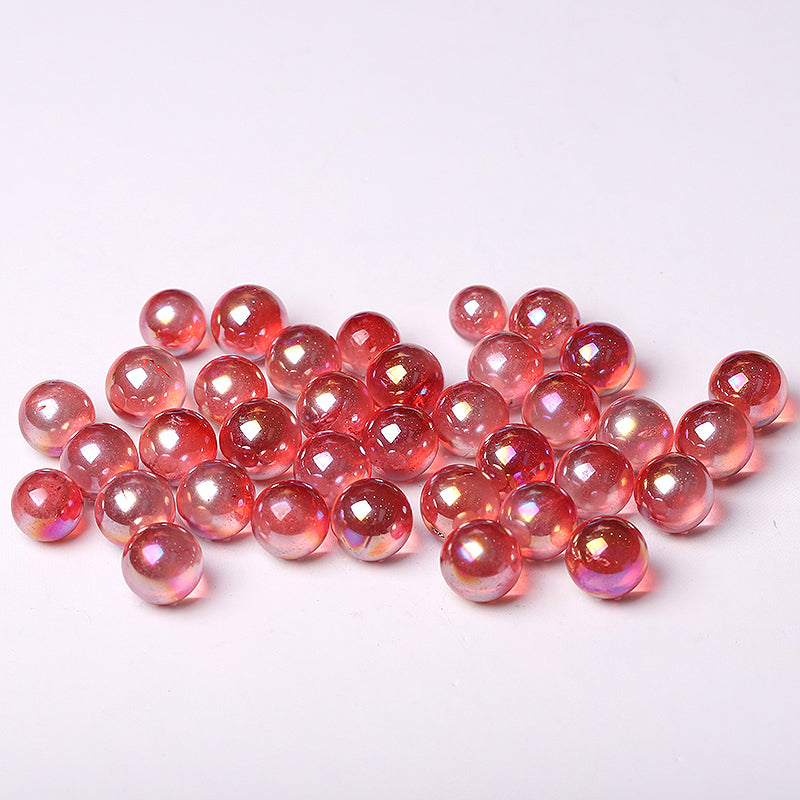 Red Aura Angel Crystal Sphere 0.5-0.7 inch Healing Ball