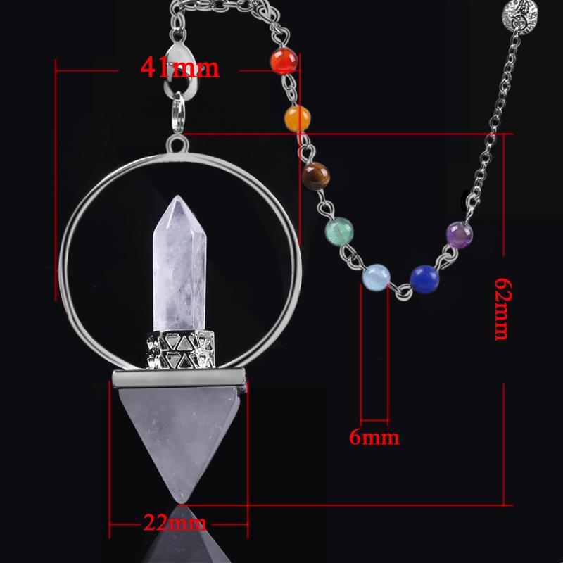 Chakra Healing Crystal Pendulum for Energy Balance