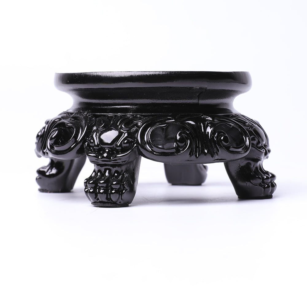 Resin Engraved Base Stand for Crystal Sphere Display