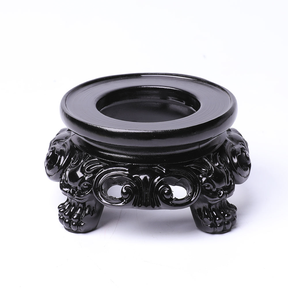 Resin Engraved Base Stand for Crystal Sphere Display