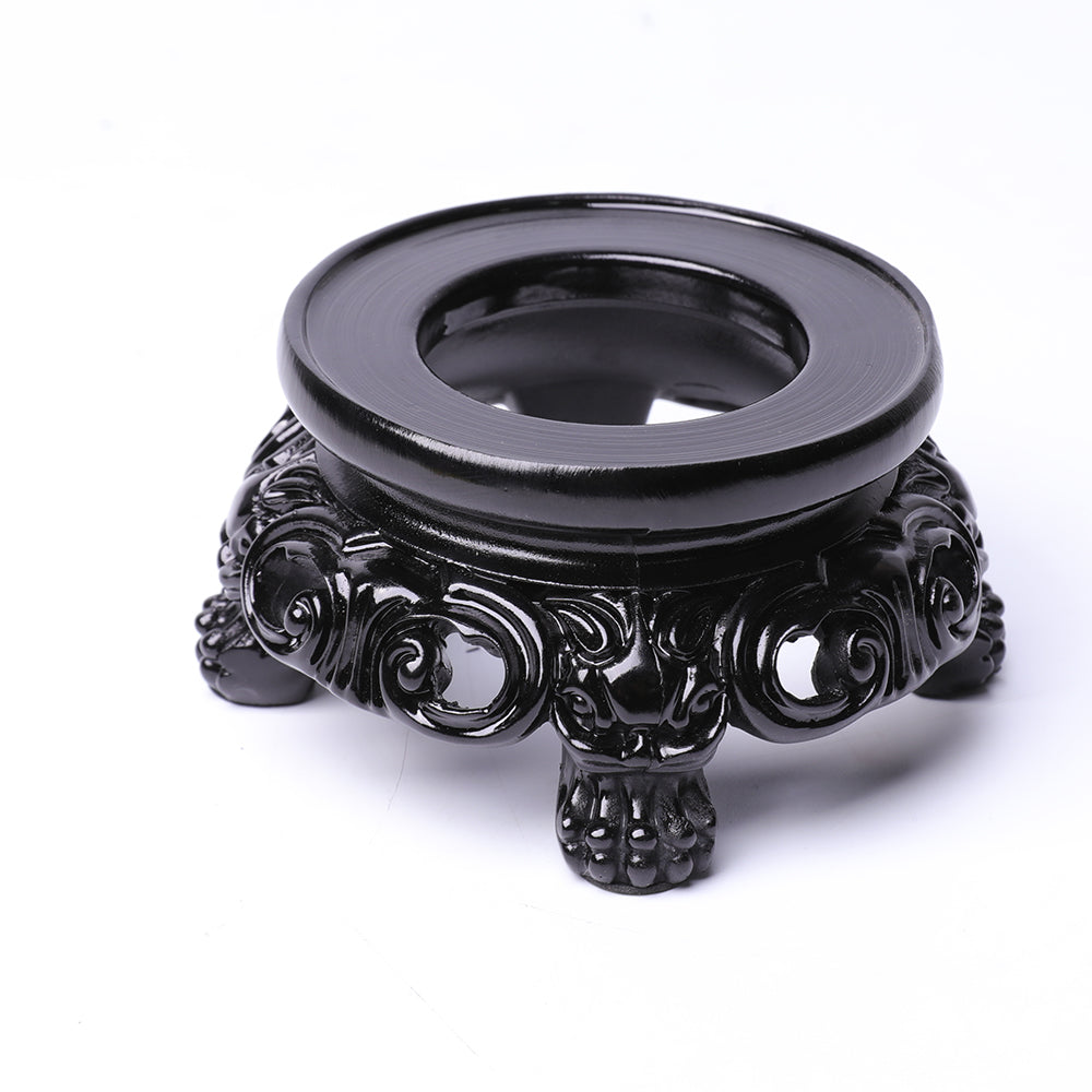 Resin Engraved Base Stand for Crystal Sphere Display