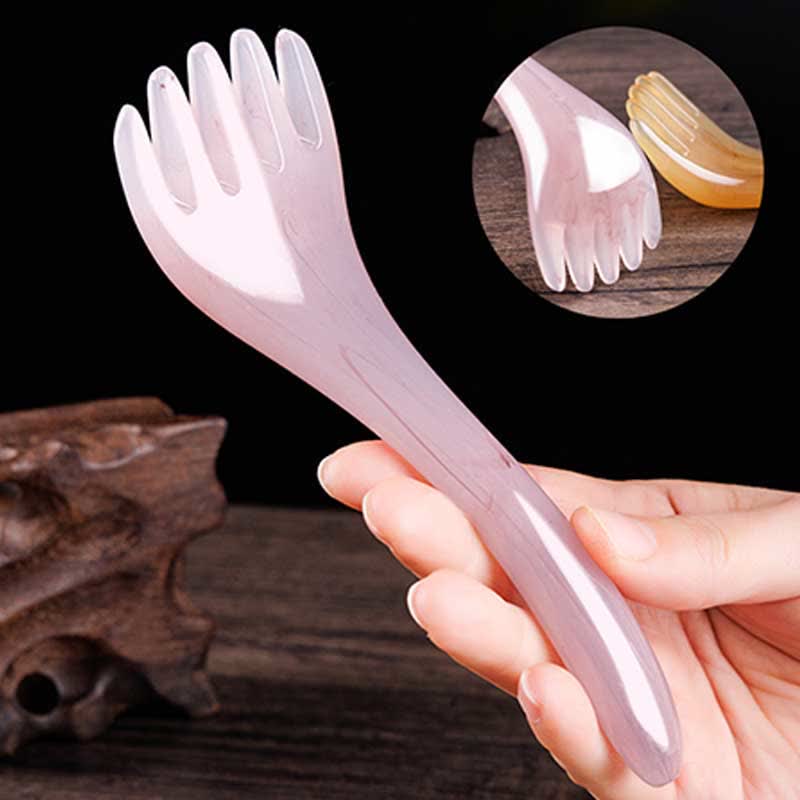 Resin Gua Sha Massage Comb for Skin Elasticity & Healing