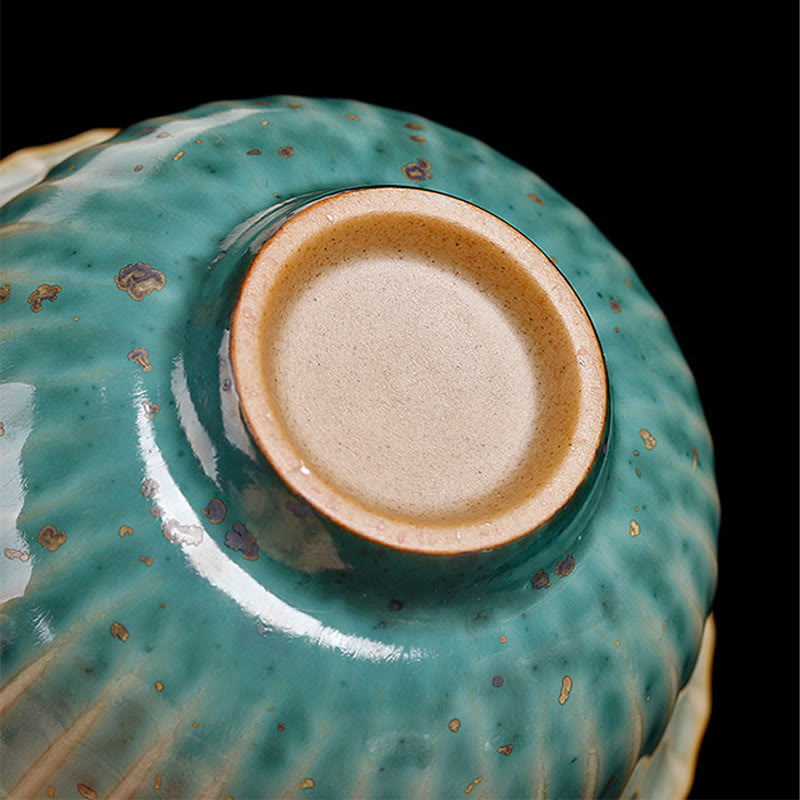Retro Glaze Kiln Change Ceramic Gaiwan Tea Cup 150ml