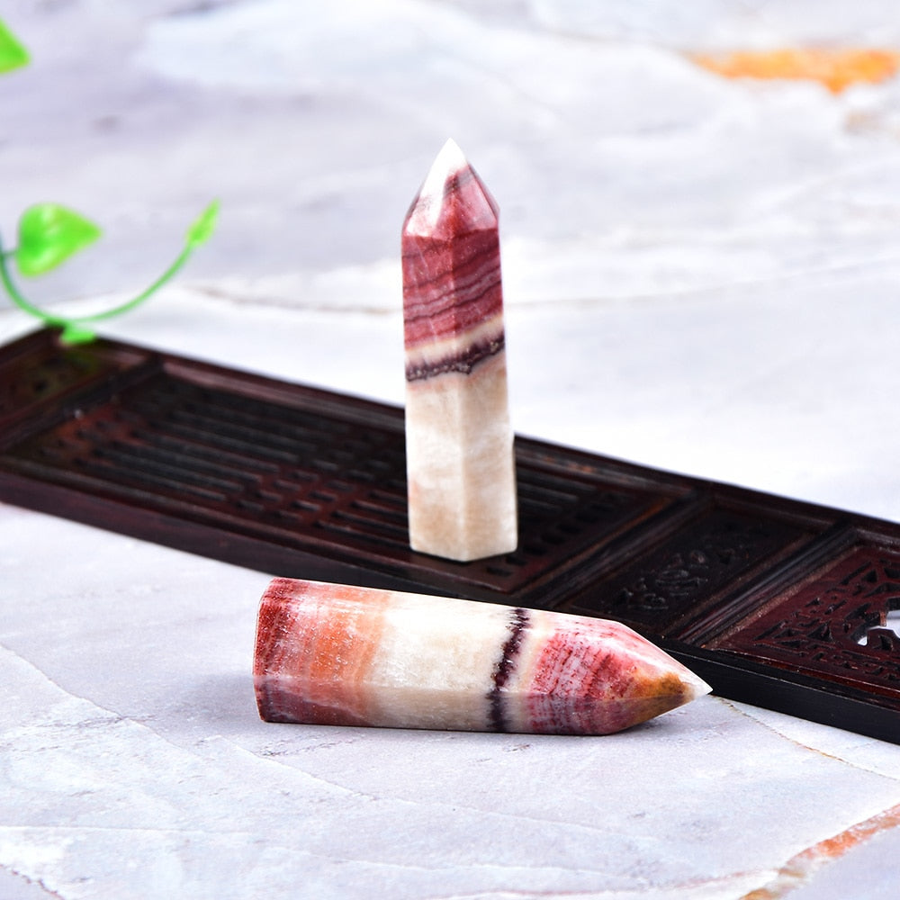 Rhodochrosite Emotional Healing Crystal Tower