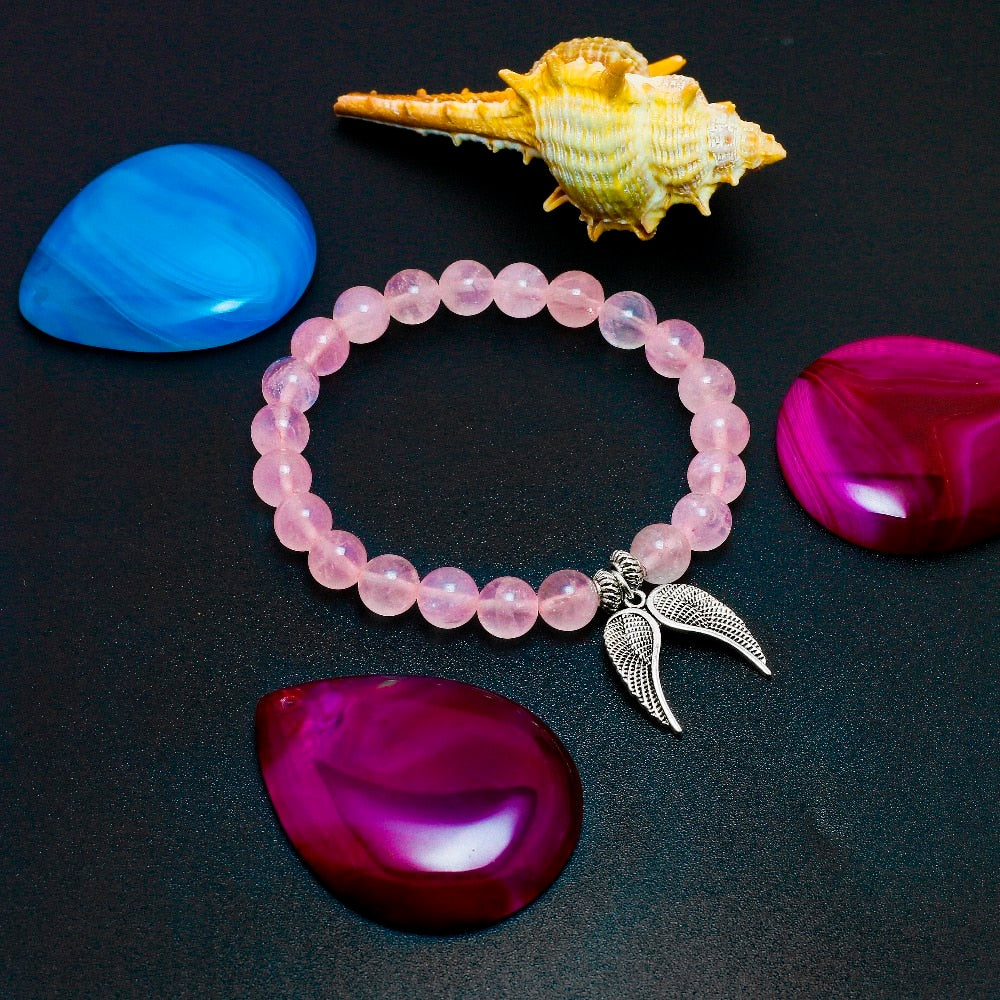 Rose Quartz Angelic Love Bracelet