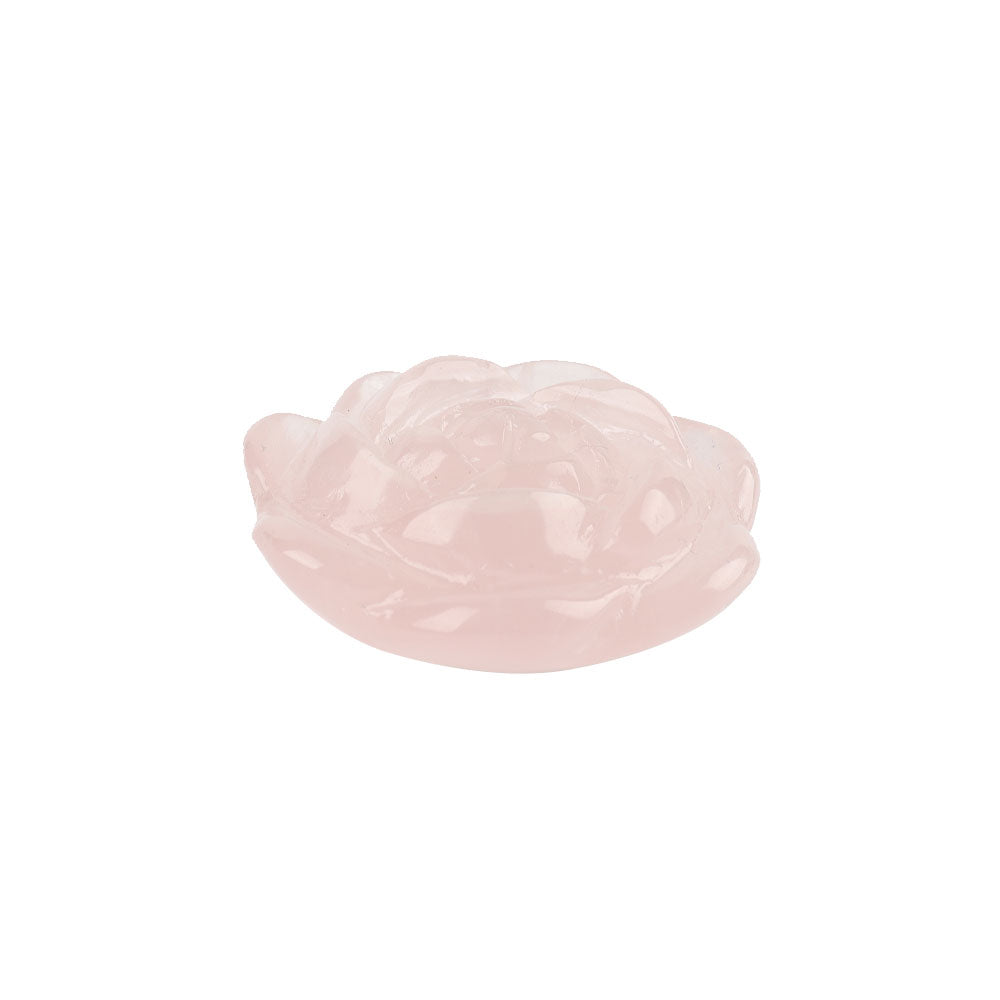 Rose Quartz Flower Free Form Crystal Specimen 2 Inch