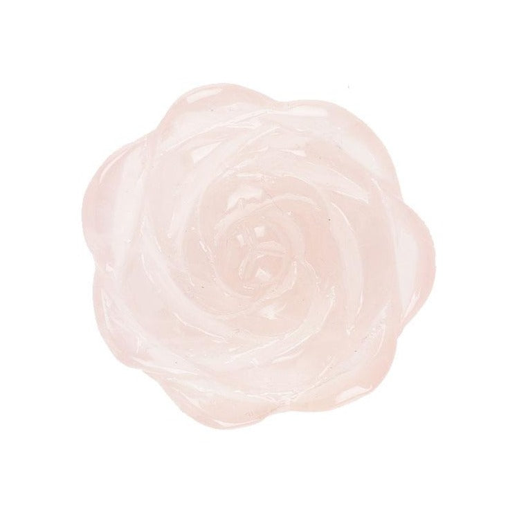 Rose Quartz Flower Free Form Crystal Specimen 2 Inch