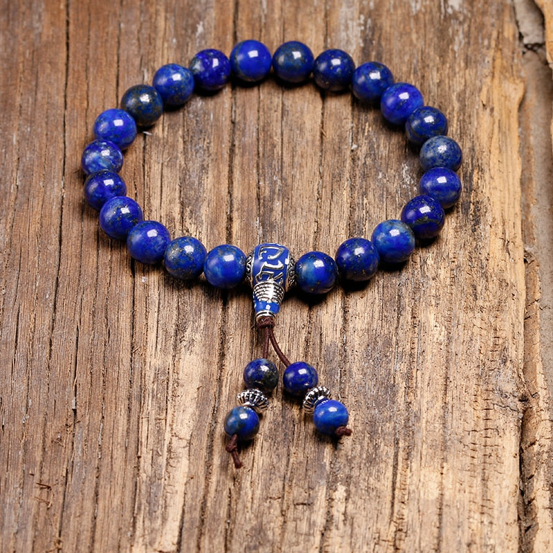 Royal Blue Lapis Lazuli Bracelet for Inner Balance