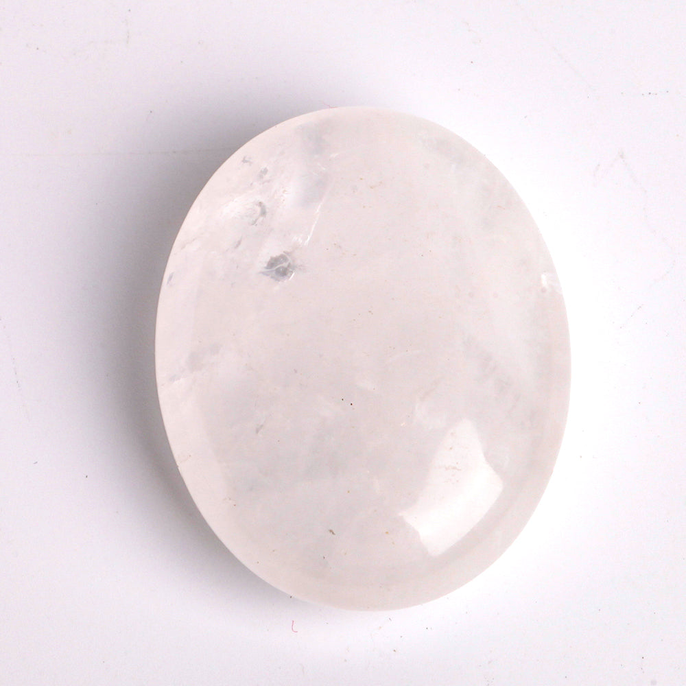Ruby Crystal Palm Stone 1.78in x 1.38in Healing Touchstone