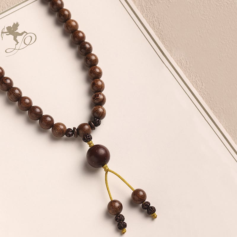 Sandalwood Double Wrap Bracelet 6mm for Purification