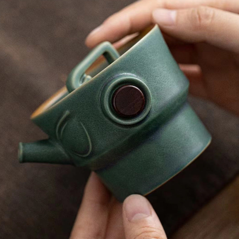 Sanxingdui Ceramic Chinese Tea Cup Set | Kung Fu Tea Gift