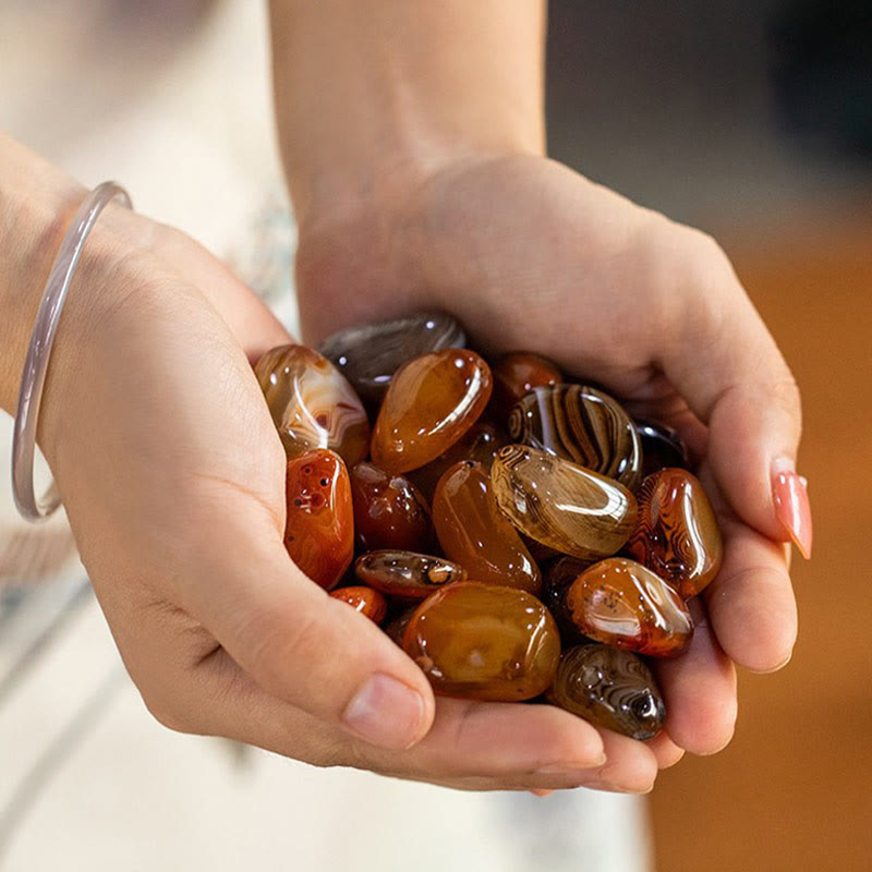 Sardonyx Positive Energy Key Chain for Harmony
