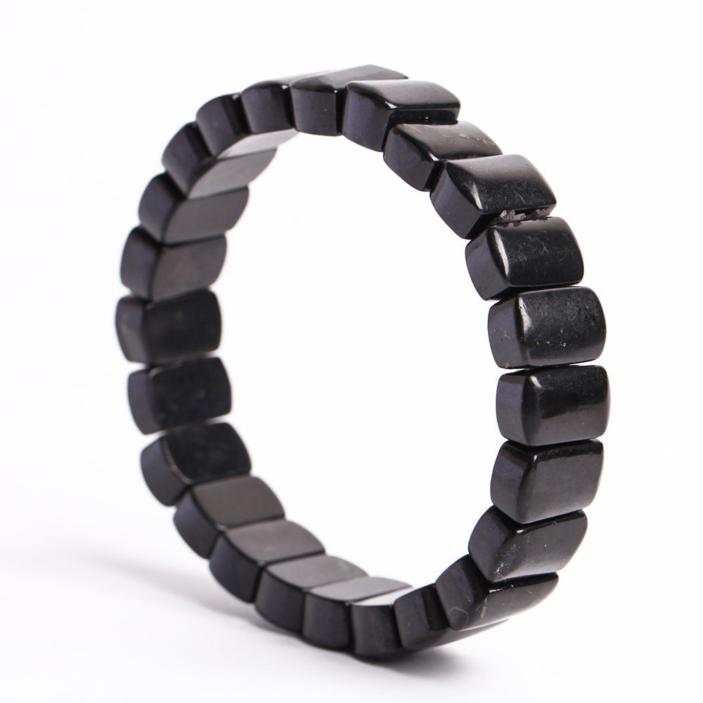 Schungite Spiritual Protection Bracelet for Healing Energy