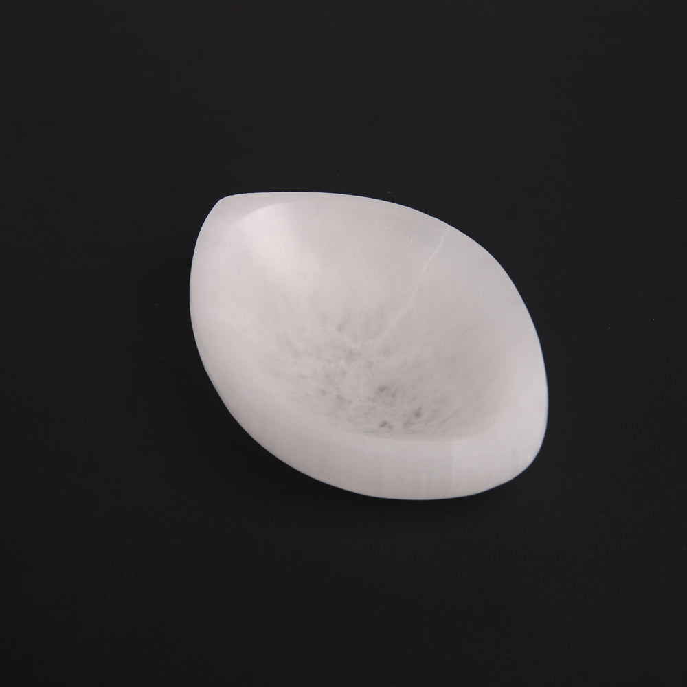 Selenite Crystal Bowl 4.25in Polished Carving Decor