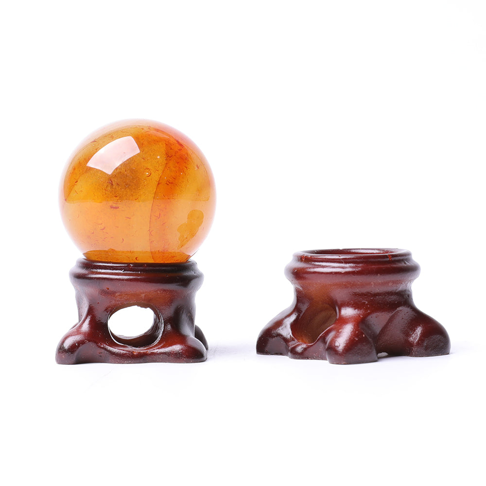 Set of 2 Branch Wooden Display Stands for Crystal Decor 3x3cm
