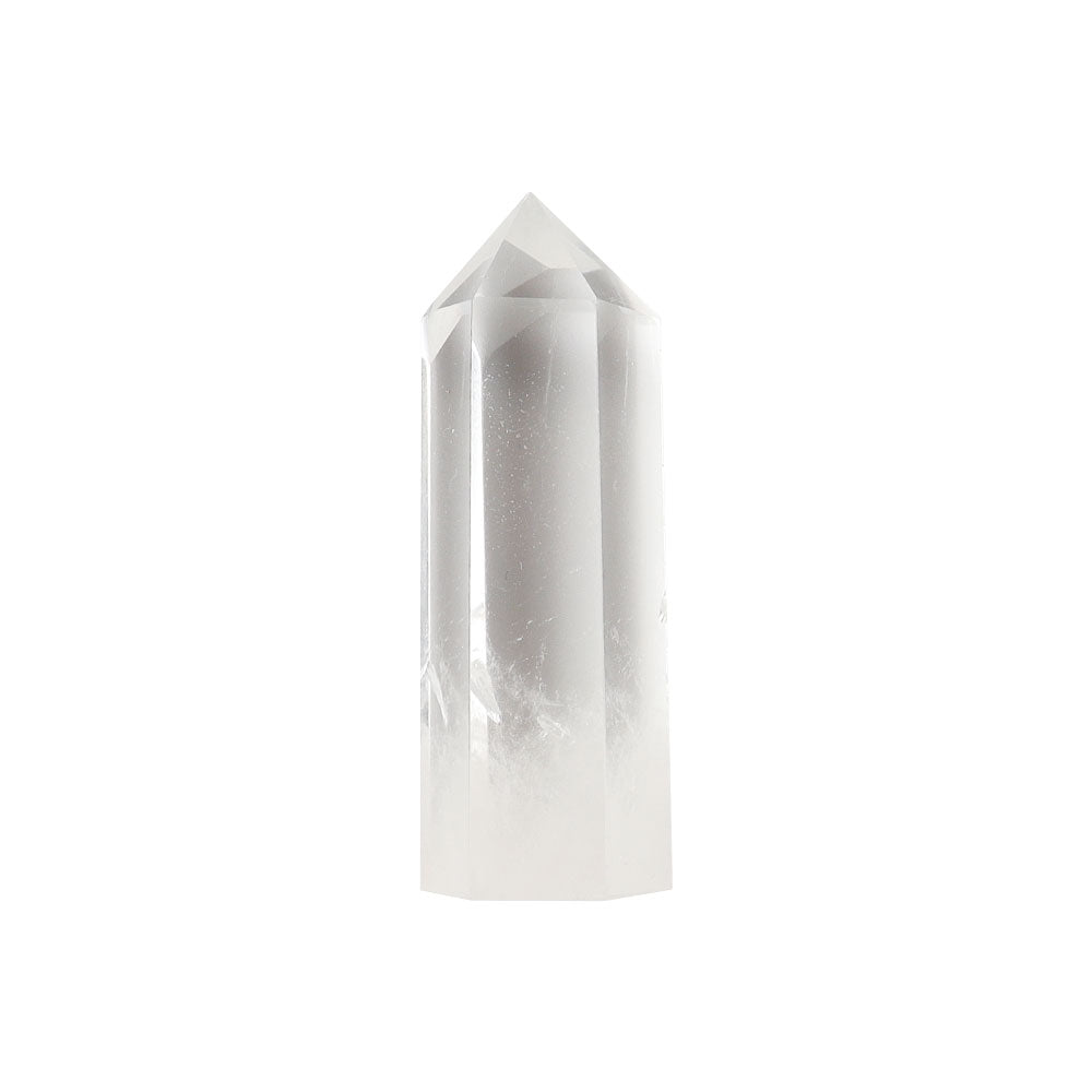 Set of 3 Clear Quartz Crystal Points 2.5-3 inch for Healing