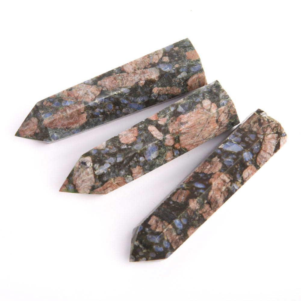 Set of 3 Que Sera Crystal Points 95-100mm Healing Crystals
