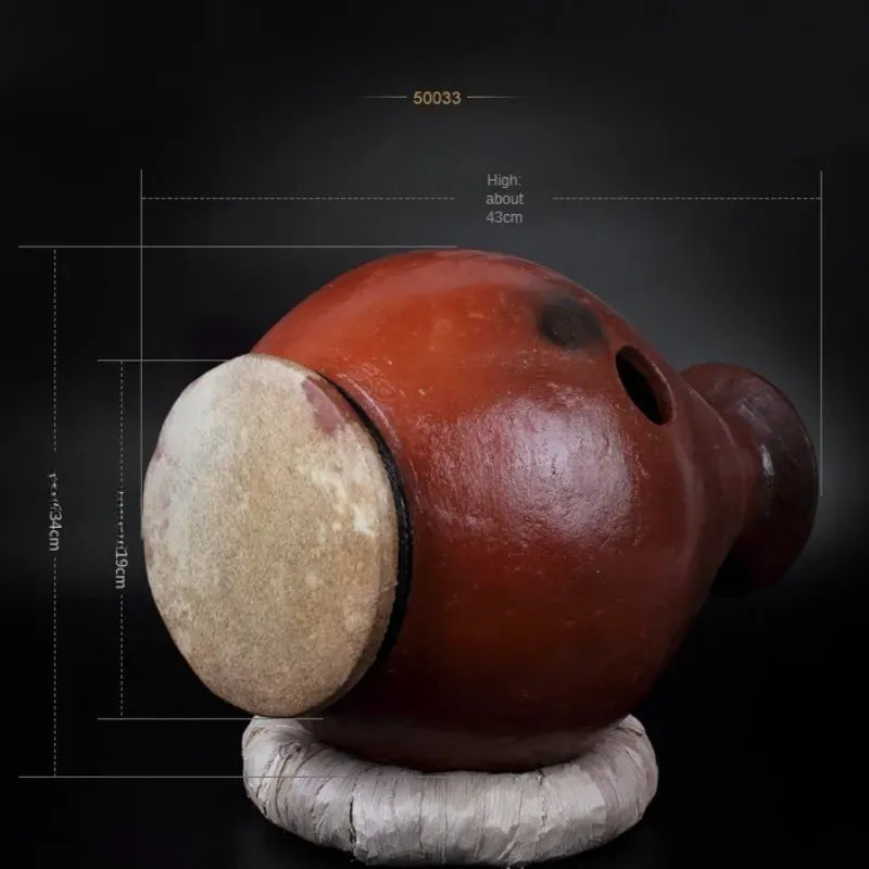 Sheepskin Udu Drum for Meditation and Sound Practice