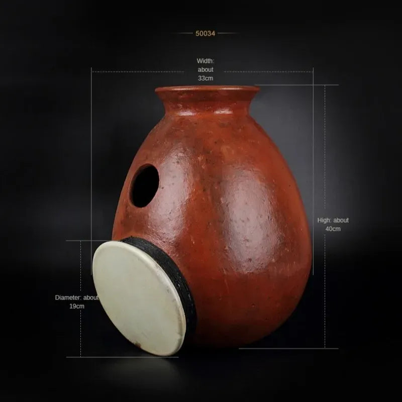 Sheepskin Udu Drum for Meditation and Sound Practice