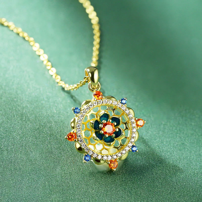 Silver Lotus Flower Necklaces for New Beginning & Enlightenment