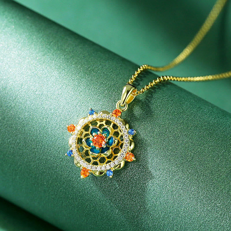 Silver Lotus Flower Necklaces for New Beginning & Enlightenment