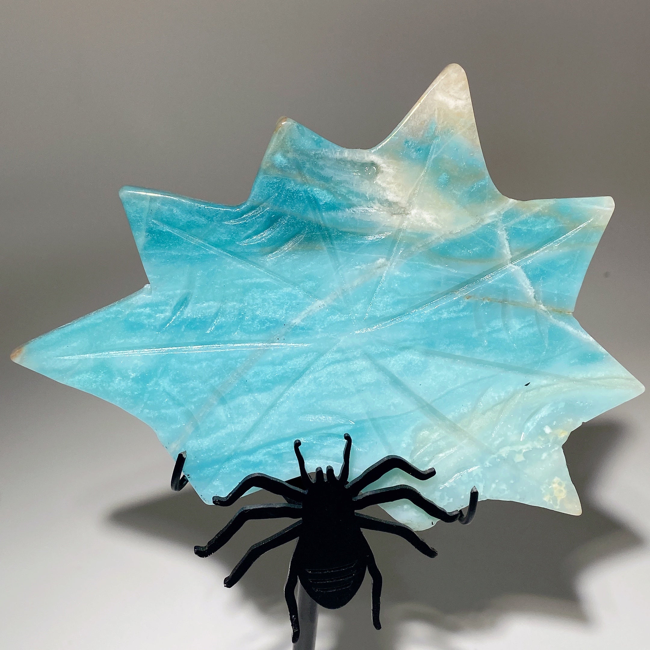 Sky Blue Cobweb Free Form Crystal Specimen 14.5cm