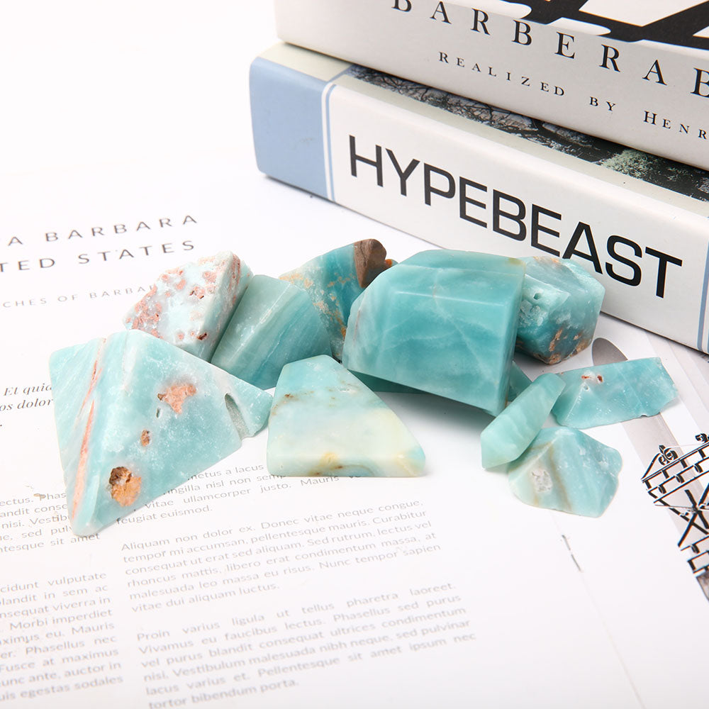 Sky Blue Raw Crystal Chunks 0.5kg for Healing