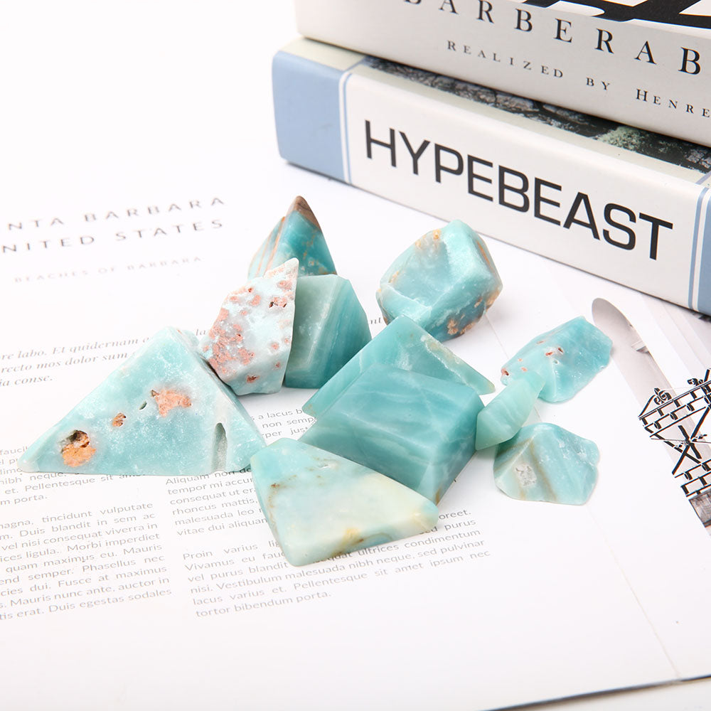 Sky Blue Raw Crystal Chunks 0.5kg for Healing