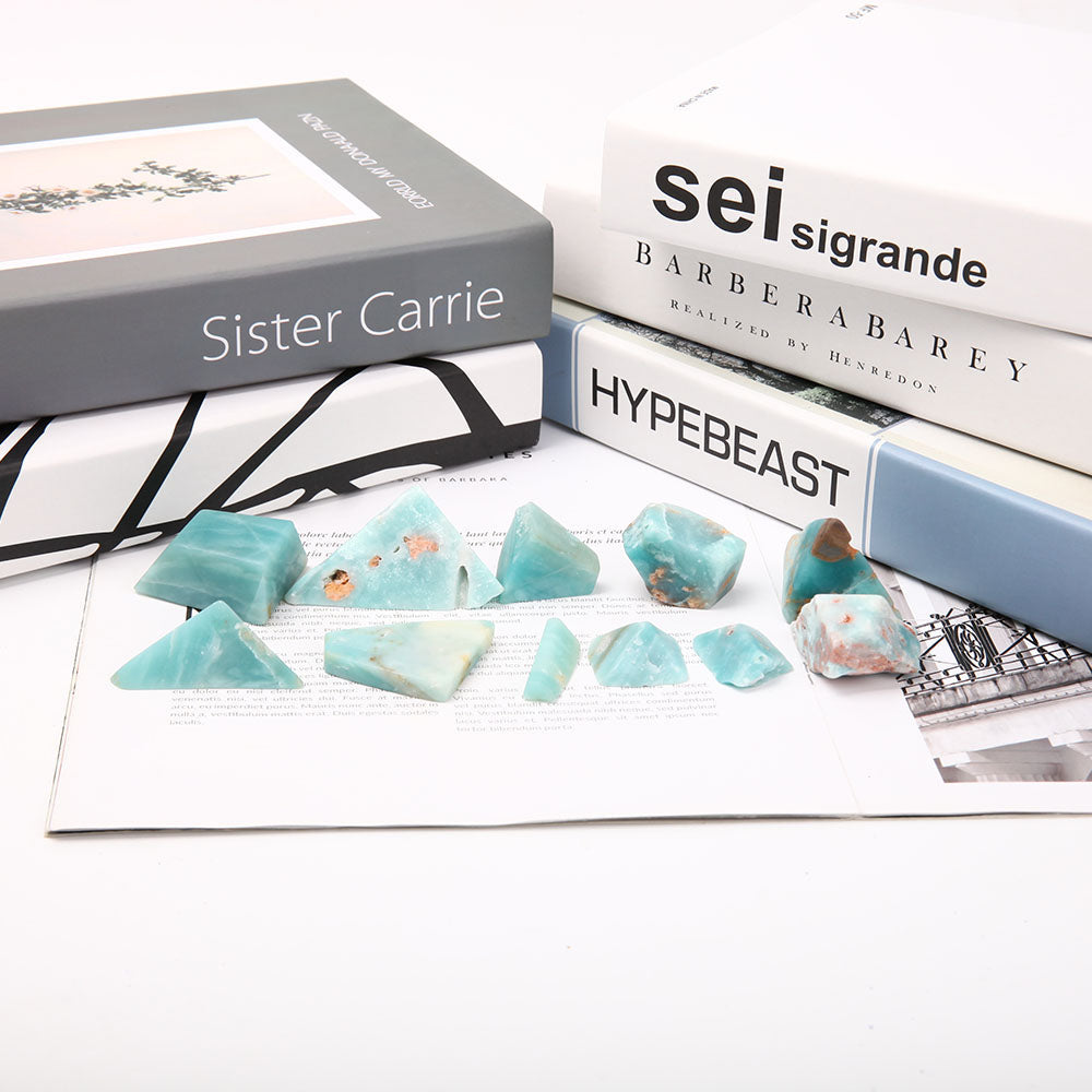 Sky Blue Raw Crystal Chunks 0.5kg for Healing