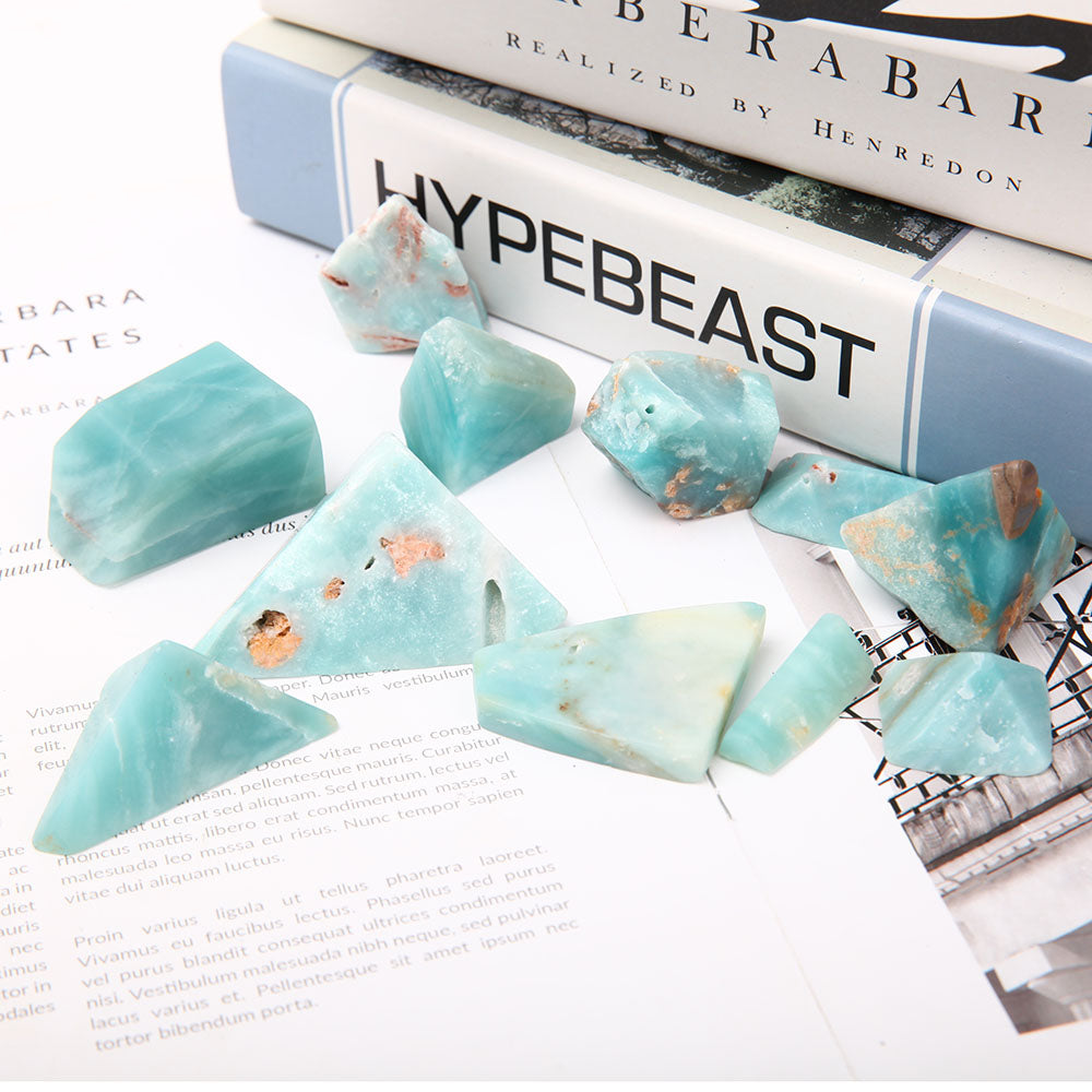Sky Blue Raw Crystal Chunks 0.5kg for Healing