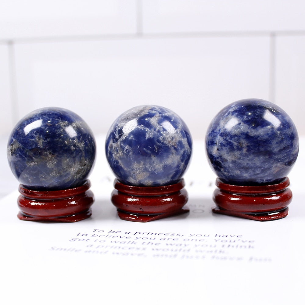 Sodalite Crystal Ball for Intuition and Harmony