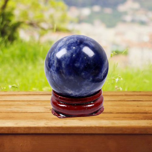 Sodalite Crystal Ball for Intuition and Harmony