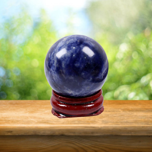 Sodalite Crystal Ball for Intuition and Harmony