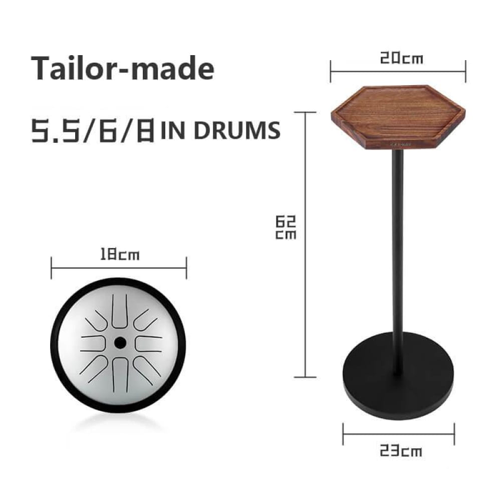 Solid Wood Stand for 5.5/6/8 Inch Steel Tongue Drums - Drum Accessories - On sale