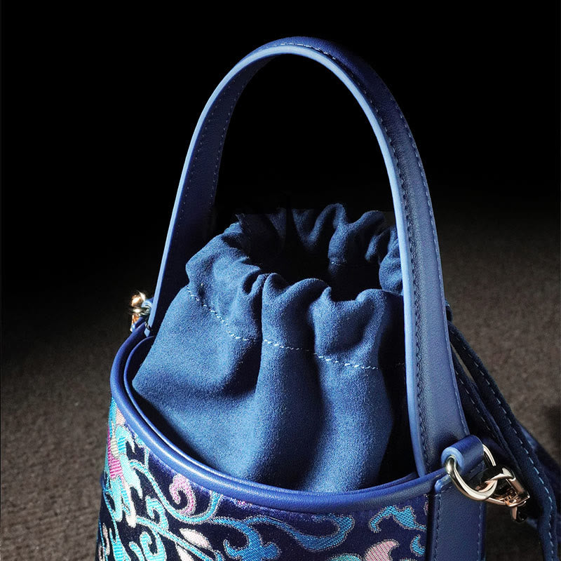 Song Brocade Spiritual Accessories | Retro Lotus Crossbody Bag