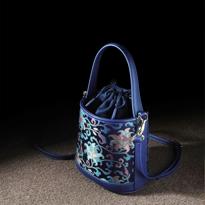 Song Brocade Spiritual Accessories | Retro Lotus Crossbody Bag