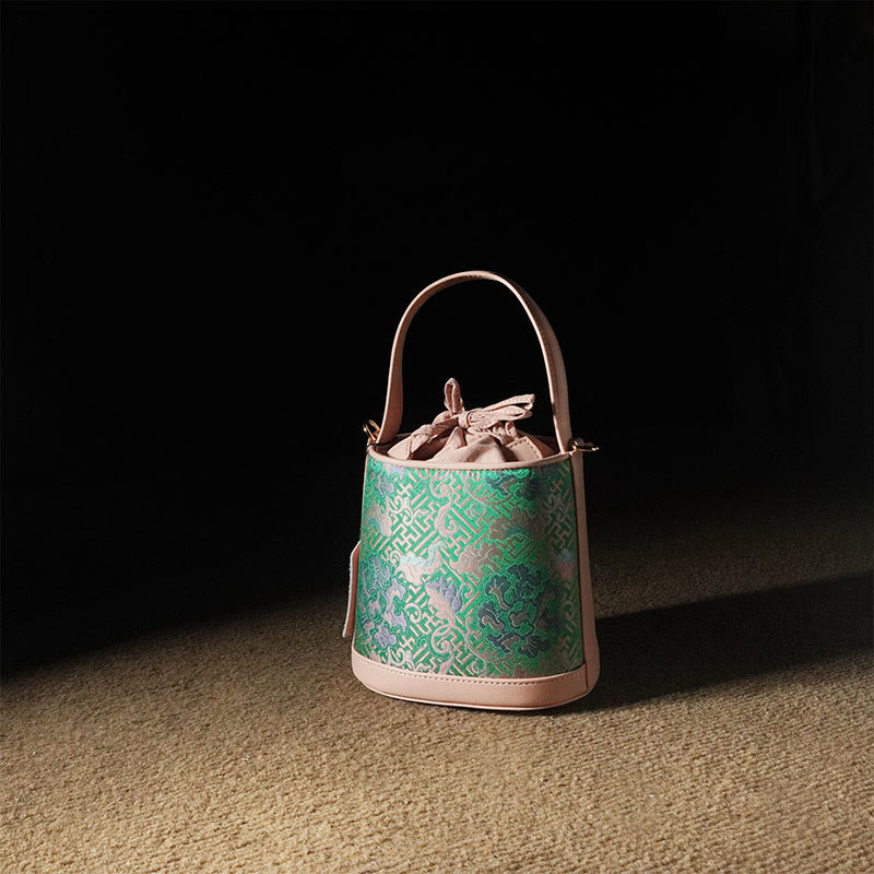 Song Brocade Spiritual Accessories | Retro Lotus Crossbody Bag