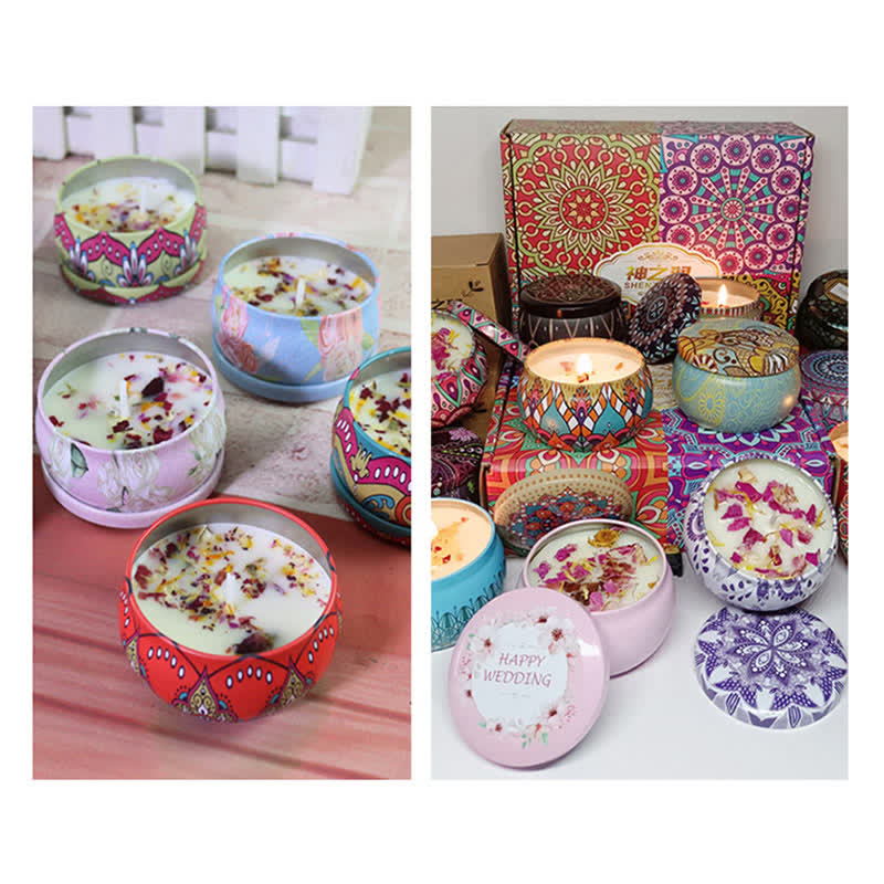 Spiritual Soy Wax Candle for Cleansing and Meditation