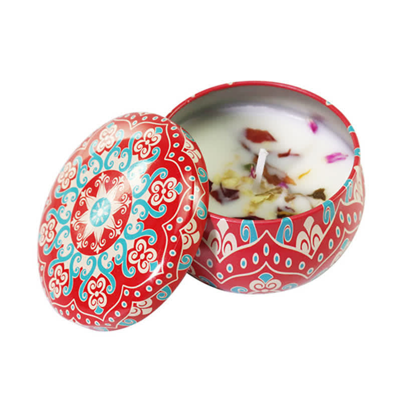 Spiritual Soy Wax Candle for Cleansing and Meditation