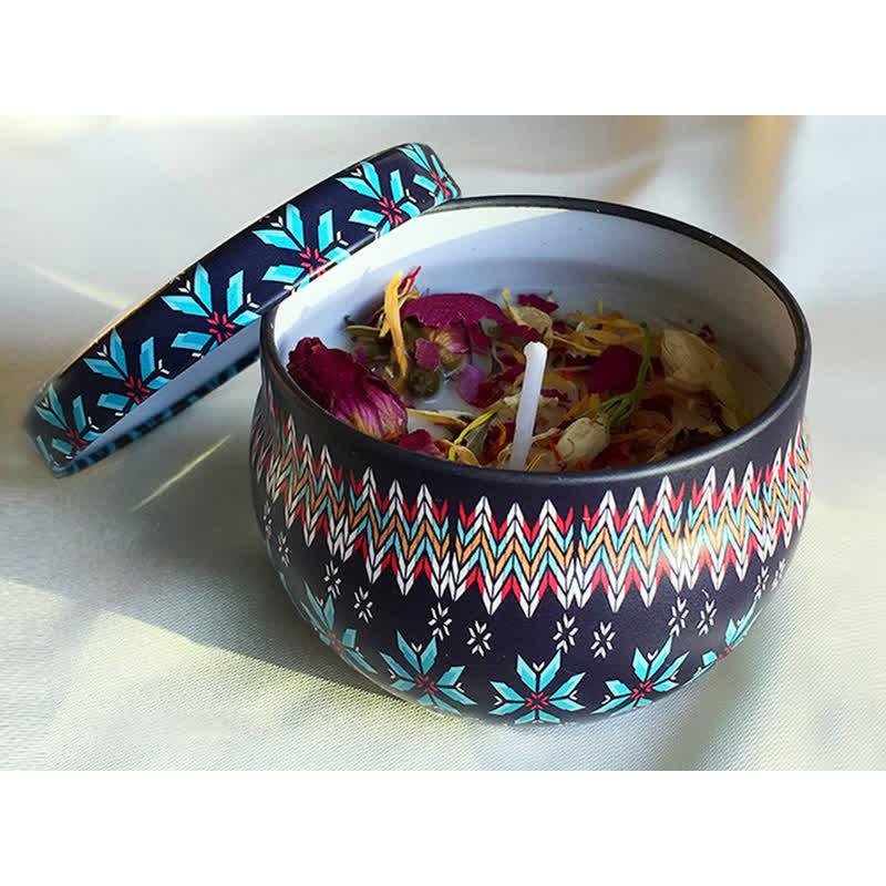 Spiritual Soy Wax Candle for Cleansing and Meditation