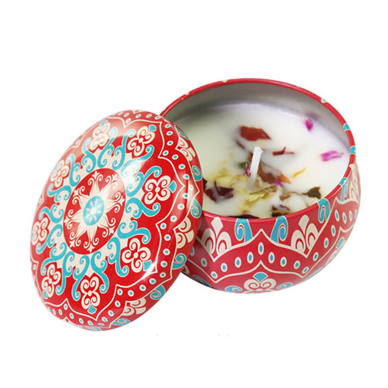 Spiritual Soy Wax Candle for Cleansing and Meditation