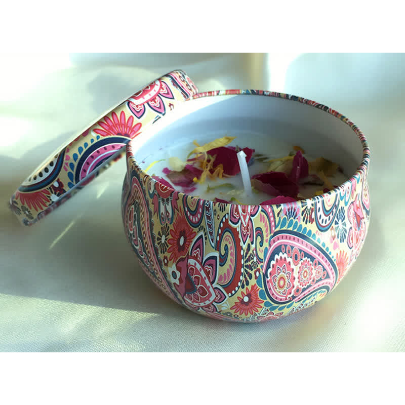 Spiritual Soy Wax Candle for Cleansing and Meditation