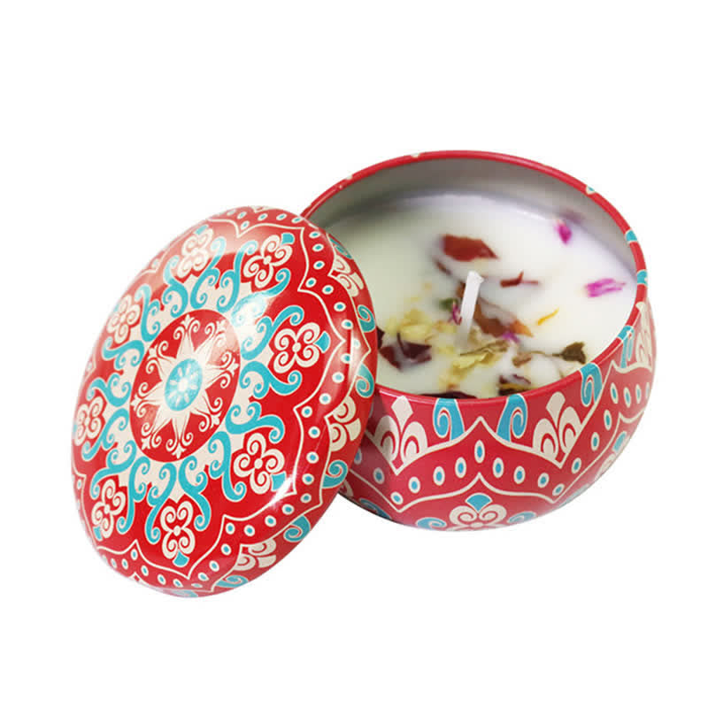 Spiritual Soy Wax Candle for Cleansing and Meditation